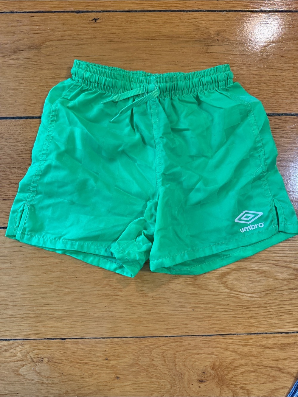 Umbro kids Bright lime Green Athletic Shorts